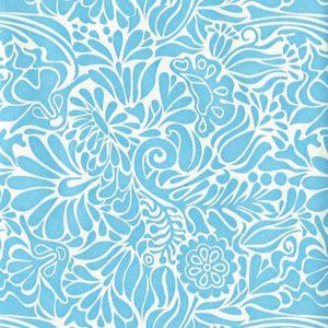 2 Feet Floral flowers Blue Contact Paper Peel N Stick crafting junk journal
